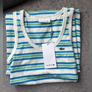 BNWT Lacoste Striped Cotton Dress – Size 34